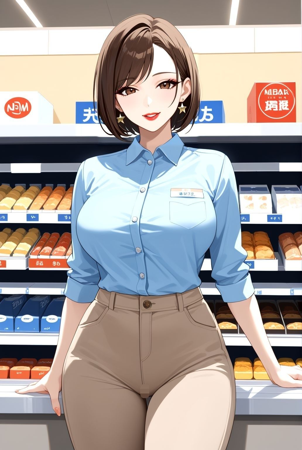 サンプル画像1:制服人妻の昼下がり   〜巨乳熟女、職場で交わる誘惑〜(快楽熟女クラブ) [d_581140]