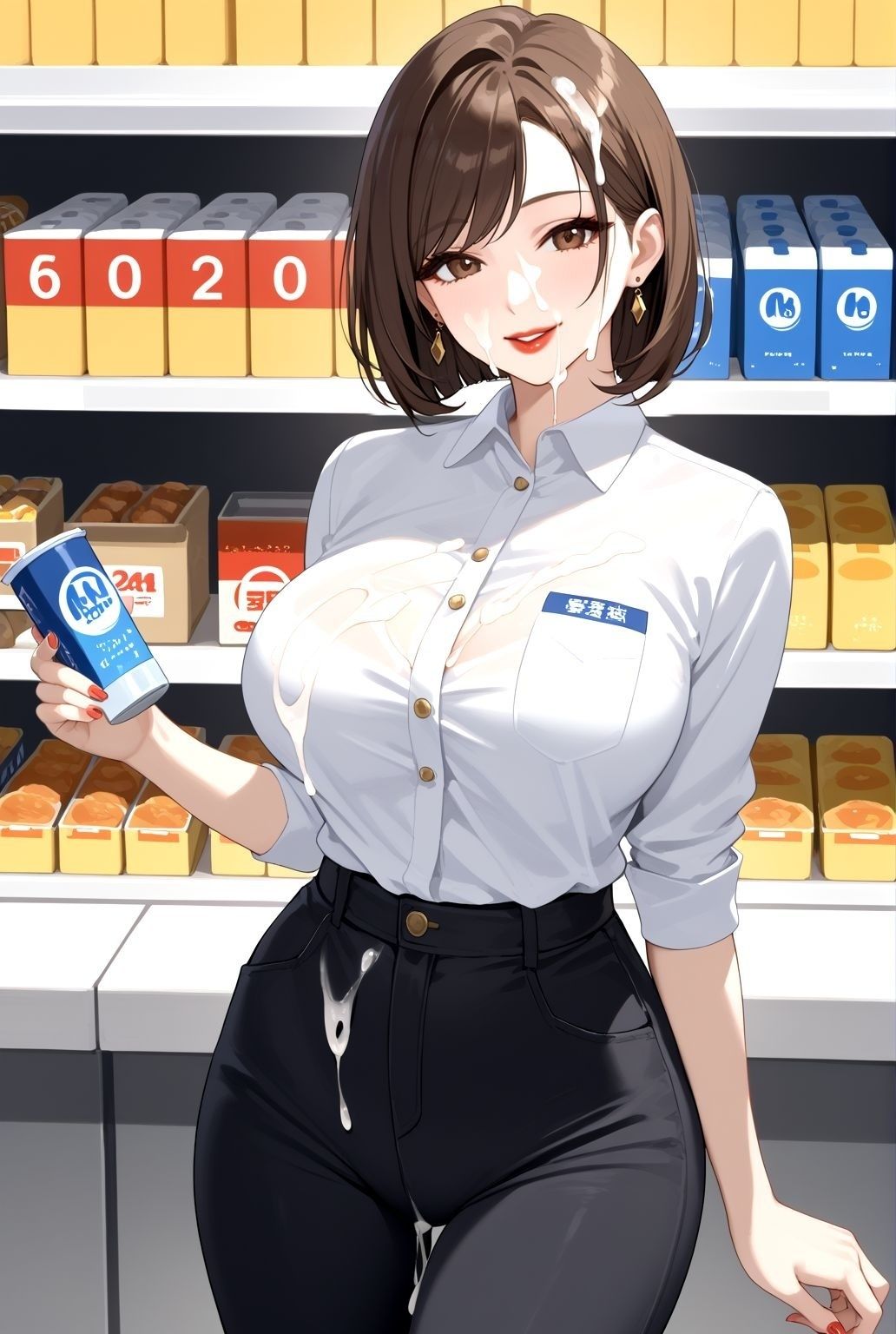 制服人妻の昼下がり   〜巨乳熟女、職場で交わる誘惑〜 画像9