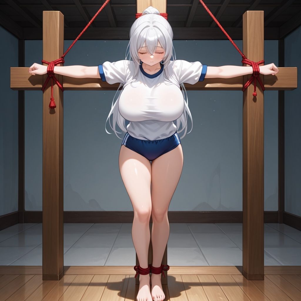 フェチコレVol.76 拘束・十字架磔された巨乳ブルマ美女たち【総枚数250枚】 画像5