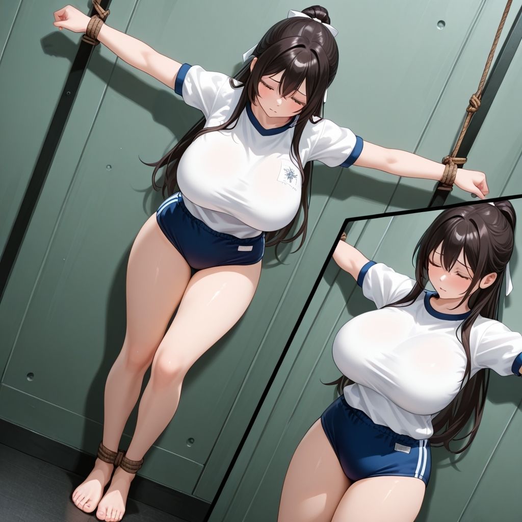 フェチコレVol.76 拘束・十字架磔された巨乳ブルマ美女たち【総枚数250枚】 画像10