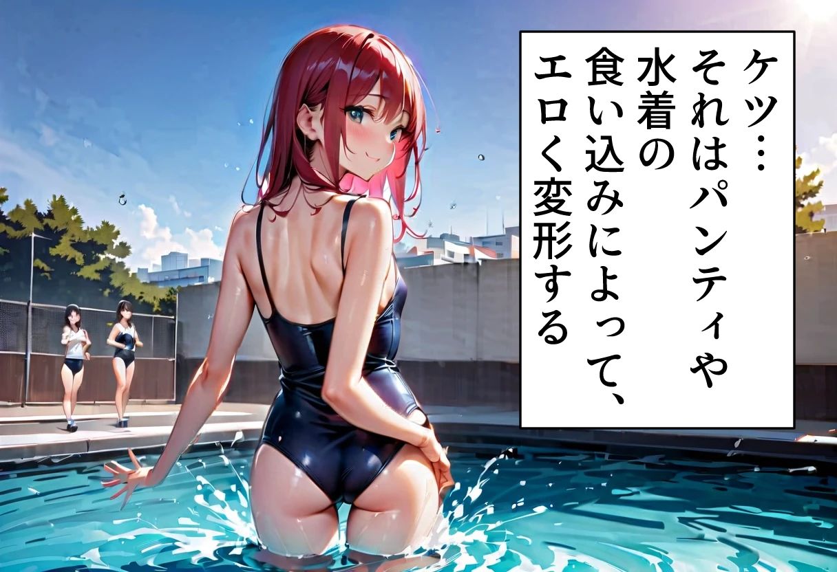 サンプル画像2:足パパがイク！  スク水の尻を見る編(コーンパン) [d_581156]