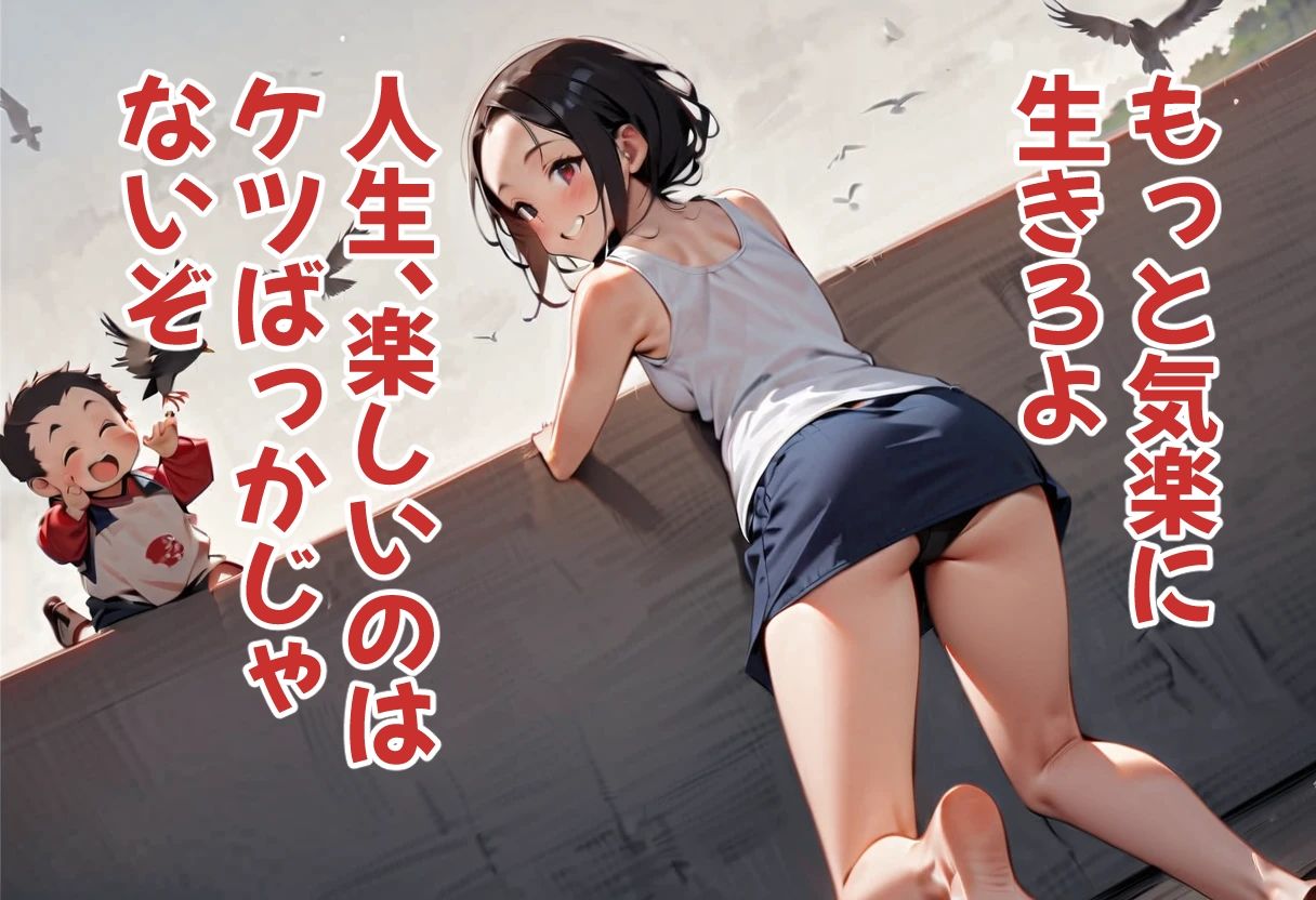 足パパがイク! スク水の尻を見る編 画像9