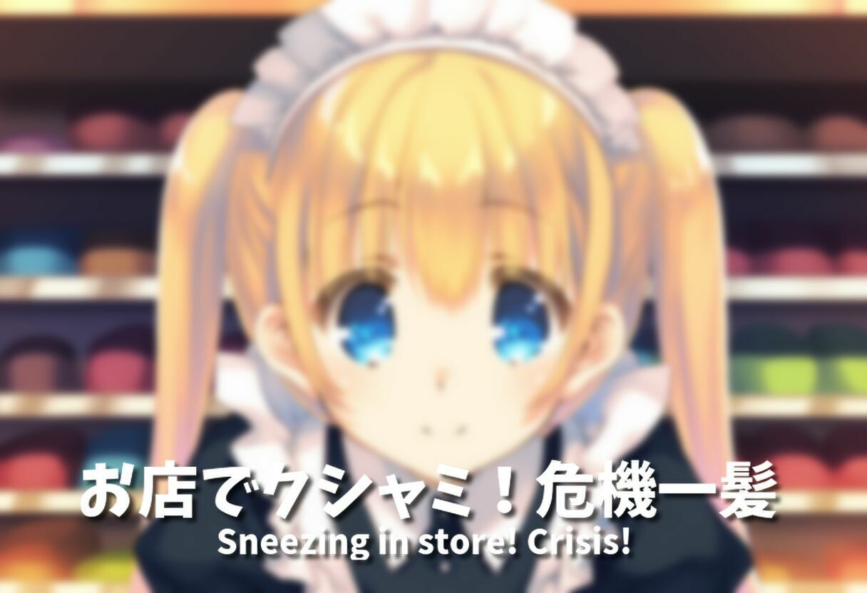 メイドさん、日常のくしゃみ【くしゃみフェチ作品】 画像7