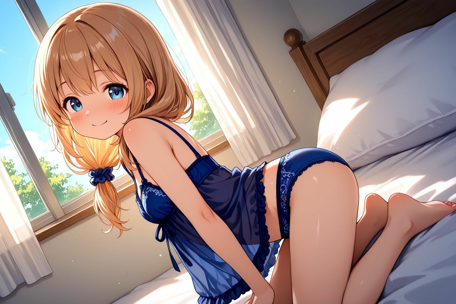 サンプル画像4:ミックスガールズコレクションちっぱい和服美少女と休憩中にお店でイチャイチャセックス(えちえち) [d_581201]