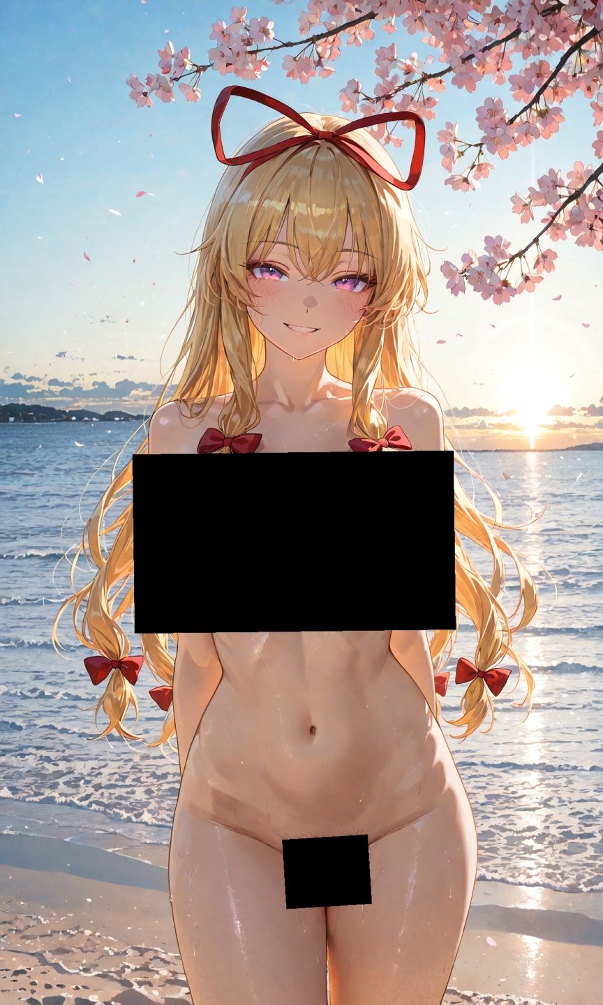 魔理沙は紫のえっちな写真を撮りたいようです。〜春の晴れた朝の海編〜 画像2