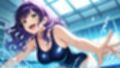 金髪＆紫髪の爆乳問題児たちを教師がスク水孕ませ特別指導【4K】