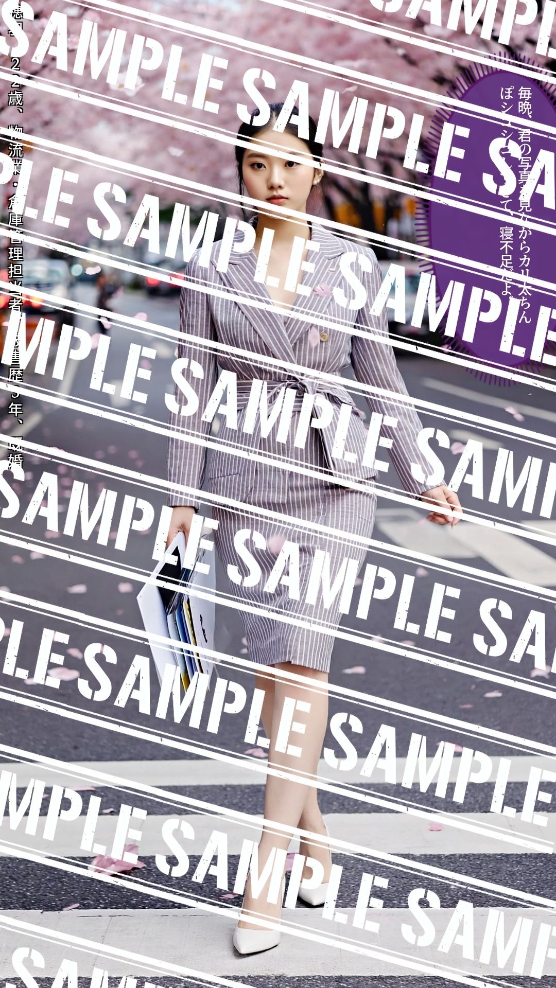 サンプル画像2:生足美脚OL、書類運びを見つめる僕の視線 vol.2(あらぶるま18＋) [d_581282]