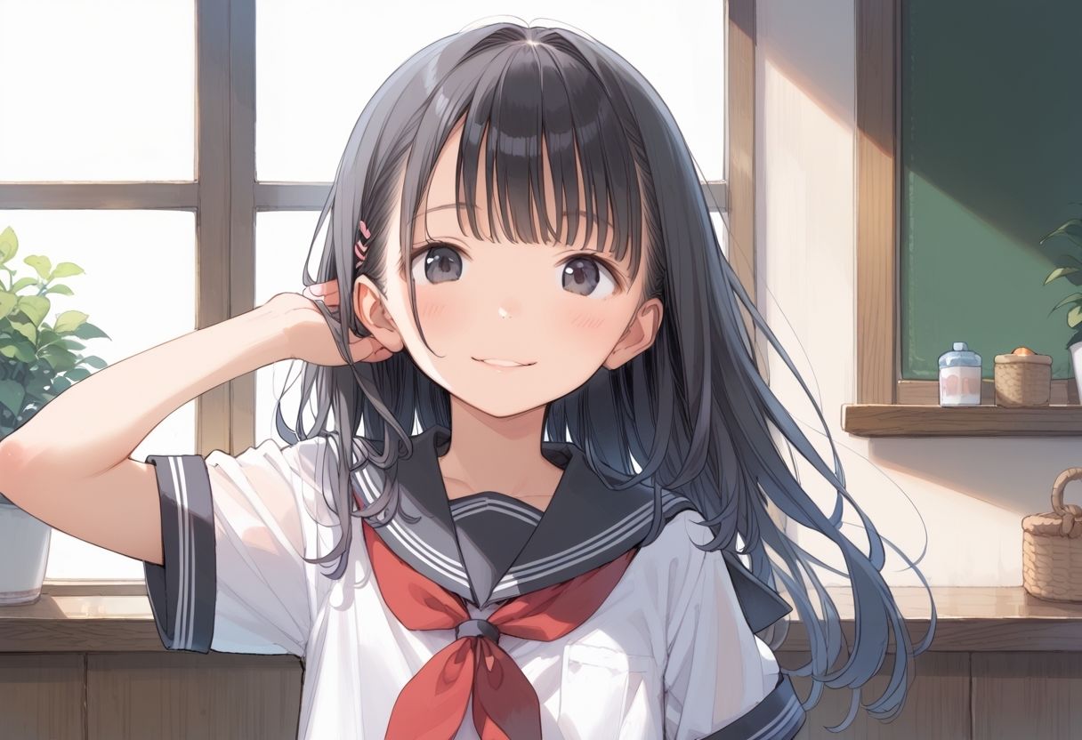 ちっぱいスク水 少女の放課後画像no.2