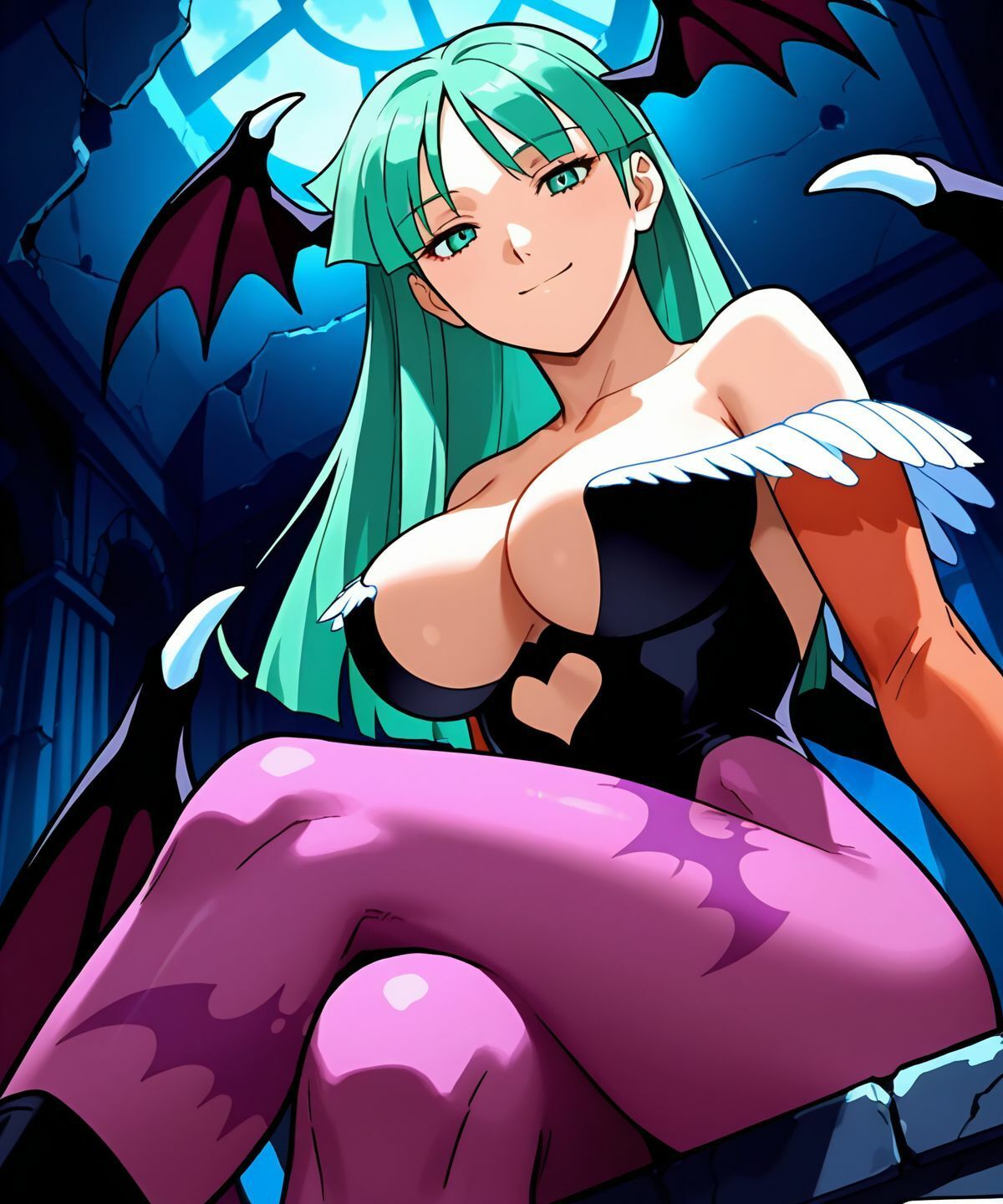 サンプル画像1:モ〇ガンと〇〇〇 〜月下のみだらな夜の女王〜(アトリエ乱れ髪) [d_581320]