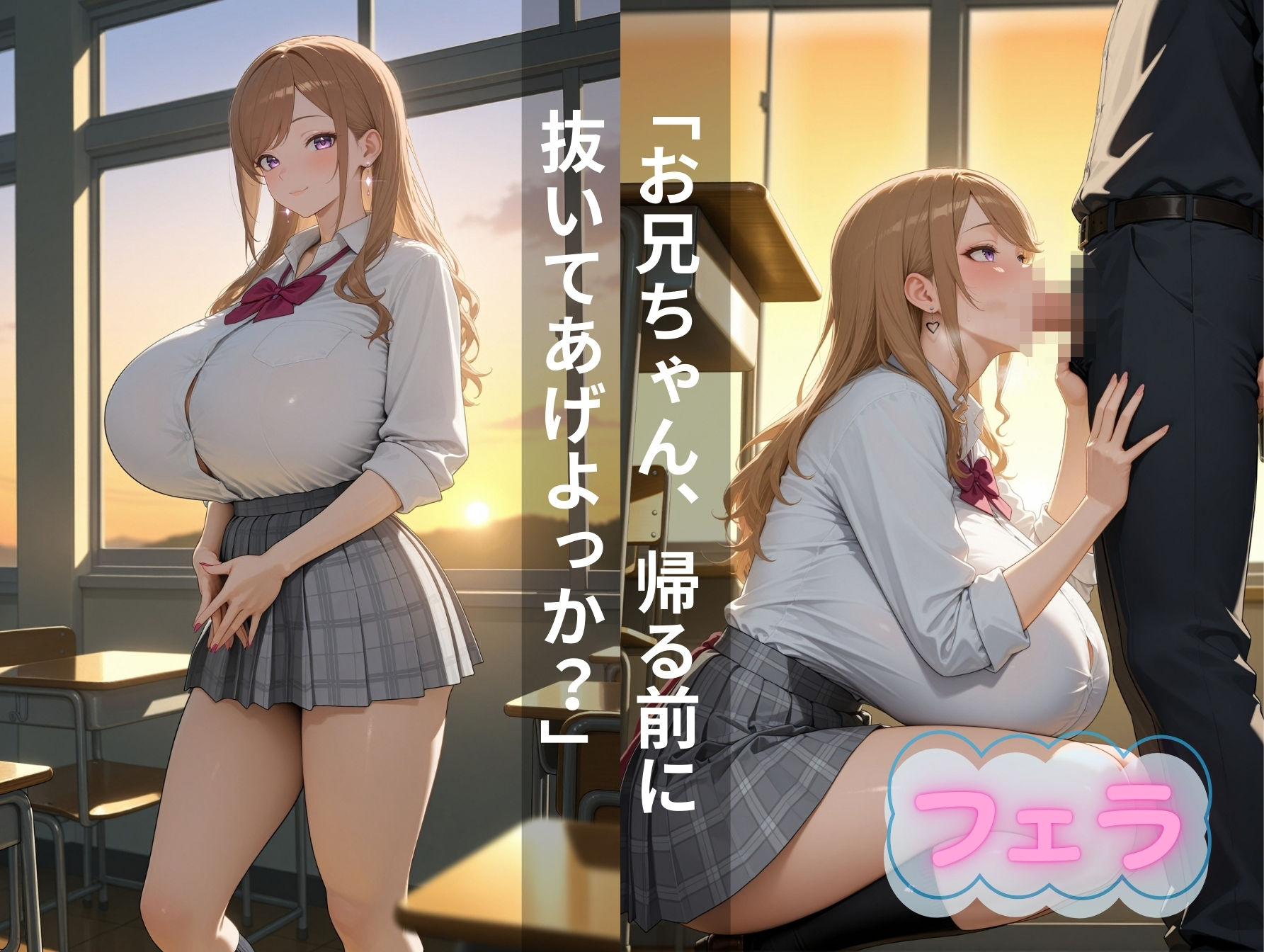 サンプル画像2:爆乳妹ギャルと子作り推進法で合法孕ませセックスし放題(（株）zou乳業) [d_581327]