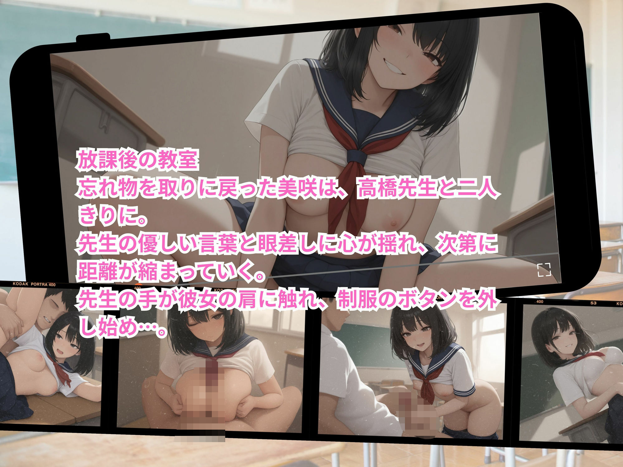 サンプル画像2:清楚な優等生の乱れる放課後(パンプキンちゃん) [d_581344]