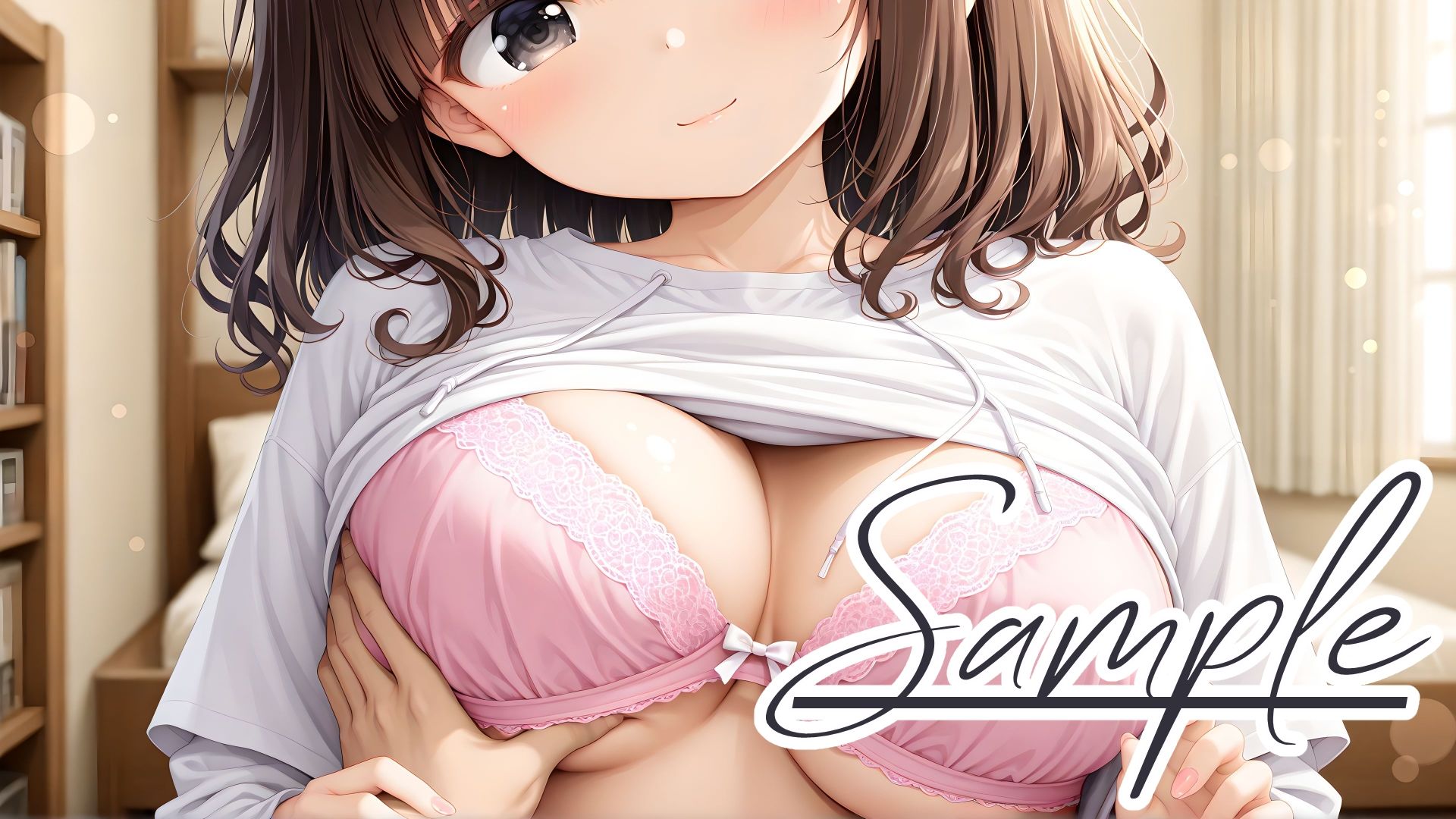 サンプル画像2:おっぱいを揉むだけのCG集(棚から串だんご) [d_581349]