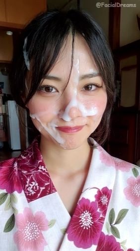 サンプル画像2:顔射後の余韻 – 着物編 Vol.1(FacialDreams) [d_581417]