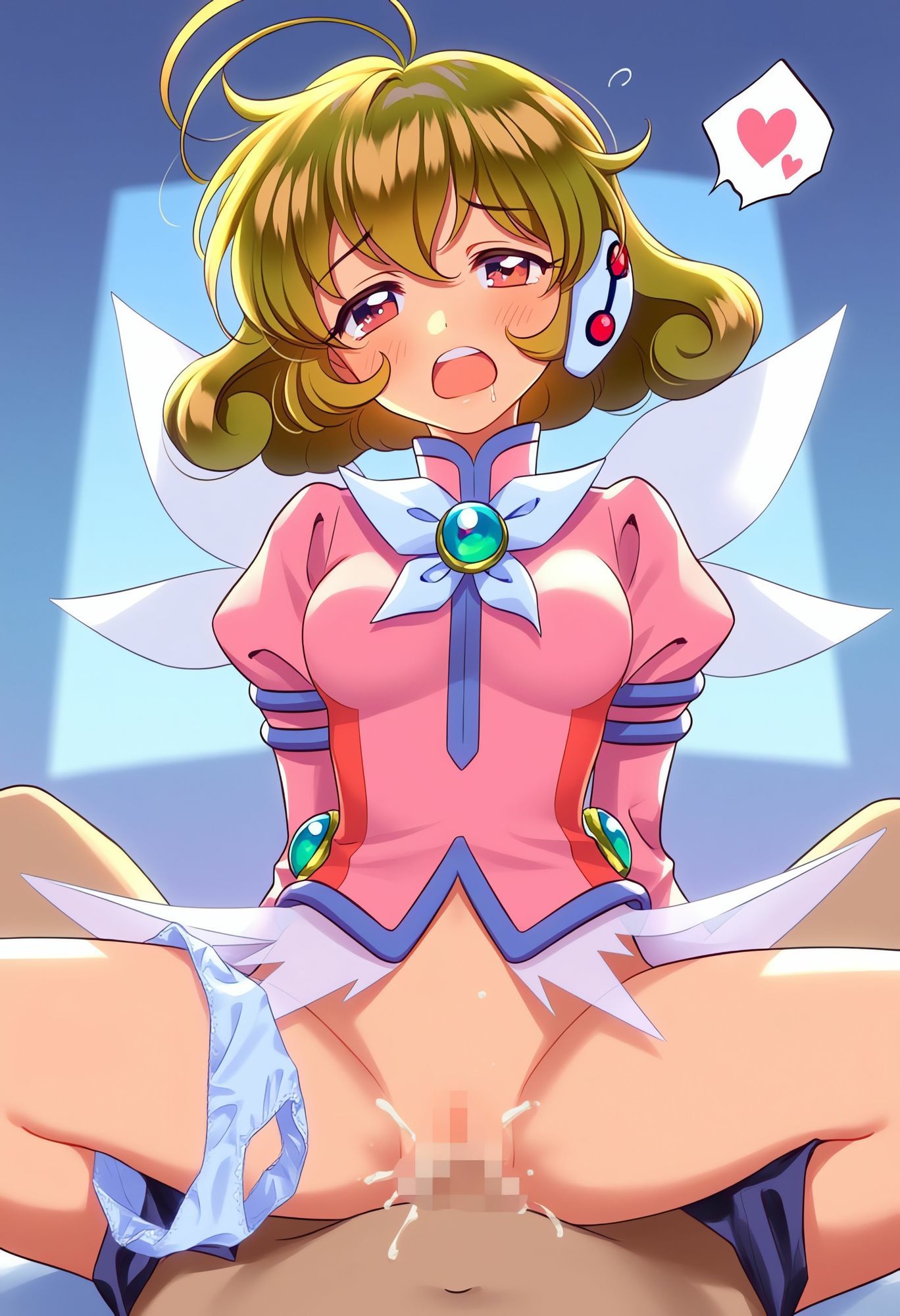 サンプル画像6:一番えっちな魔法少？ ゆいちゃんとラブラブエッチ(ぬぎかけぱんつ) [d_581423]