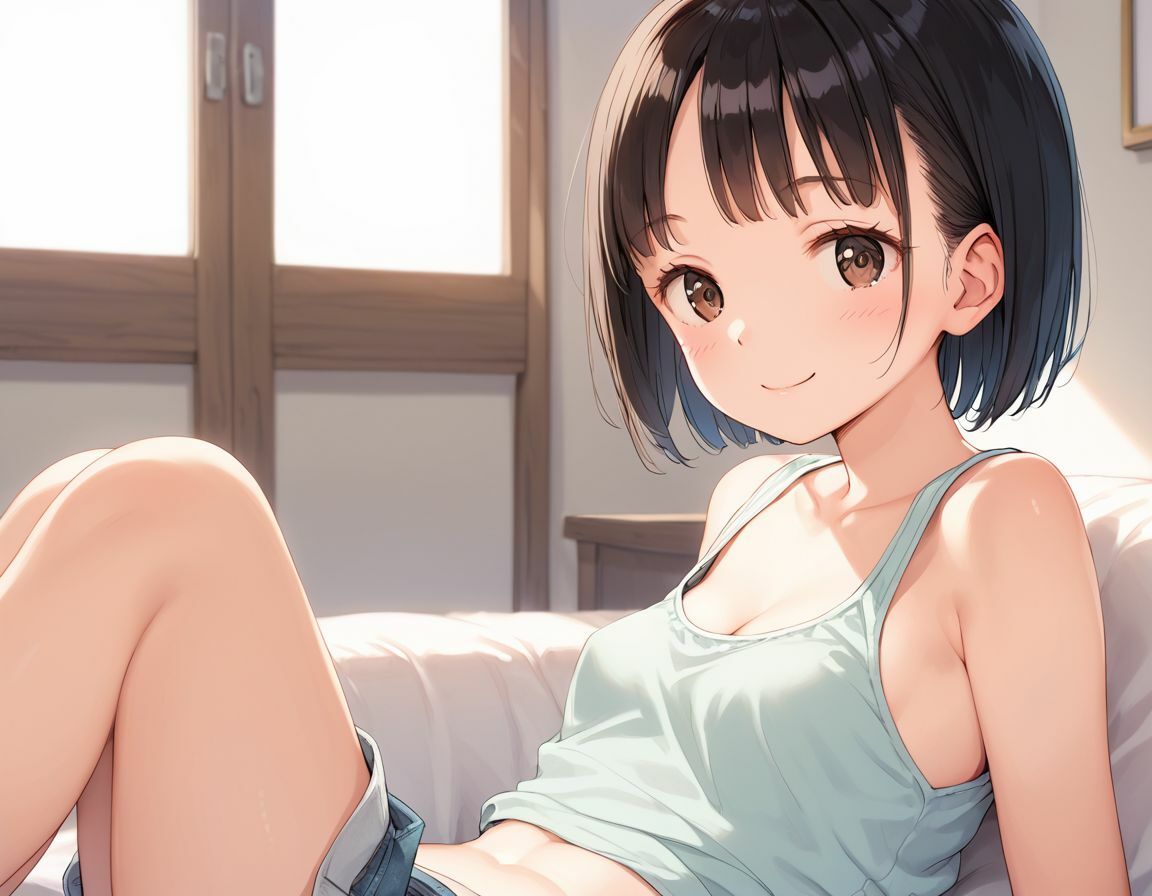 ぶっかけされたいつるぺたな妹画像no.2
