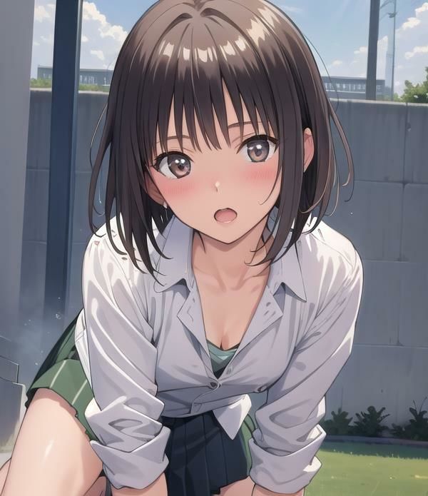 サンプル画像2:【欲望の教室】 誰かに見られてもいい… 広がる欲望  たがが外れた僕らは 求めあい続けた  ＃19(娘たちの素肌) [d_581518]