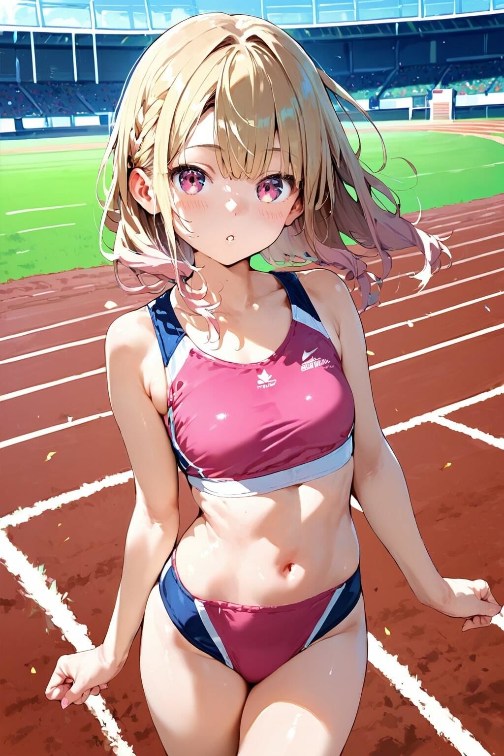 はじめてのエッチごっこ  美少女×陸上部員 画像1