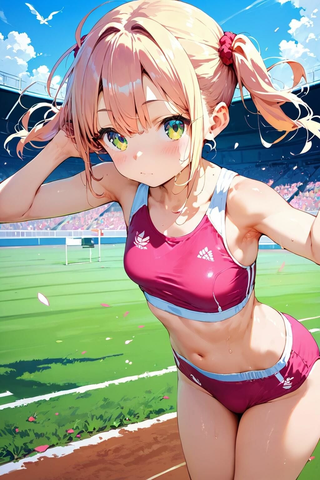 サンプル画像2:はじめてのエッチごっこ  美少女×陸上部員(駆け抜けて性春) [d_581519]