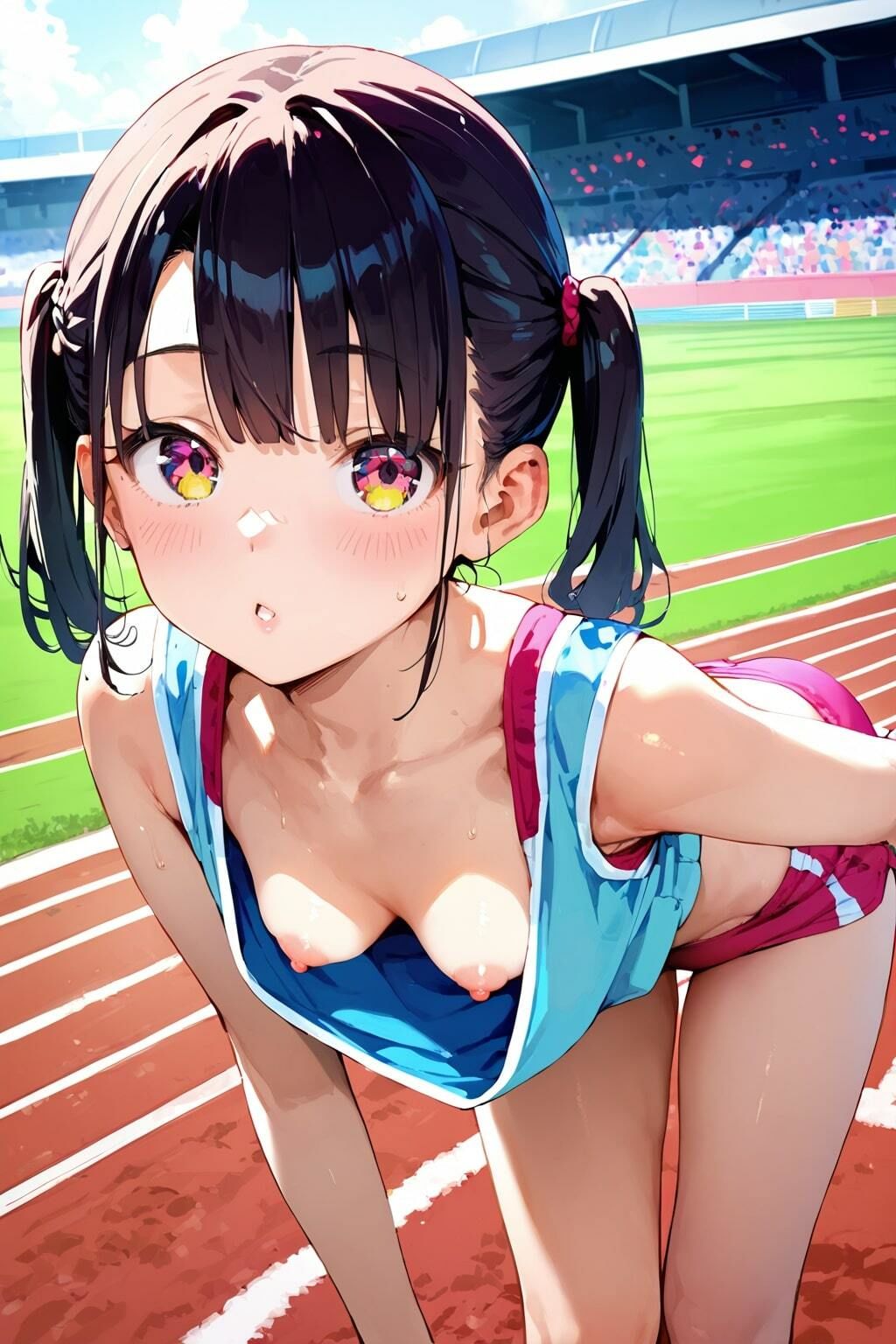 サンプル画像3:はじめてのエッチごっこ  美少女×陸上部員(駆け抜けて性春) [d_581519]