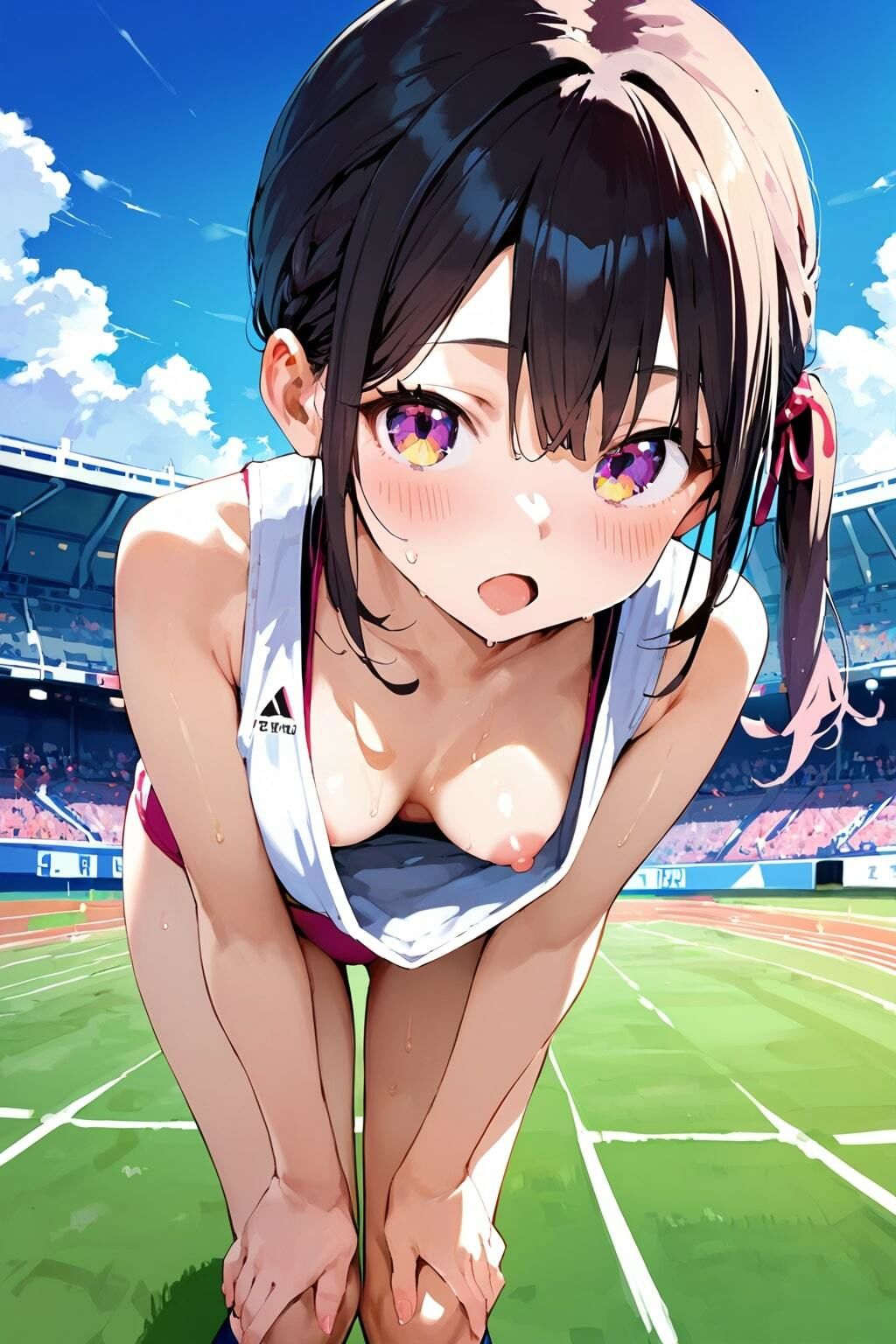 サンプル画像4:はじめてのエッチごっこ  美少女×陸上部員(駆け抜けて性春) [d_581519]