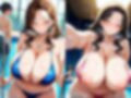 欲求不満妻の寝取られプール