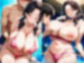 欲求不満妻の寝取られプール