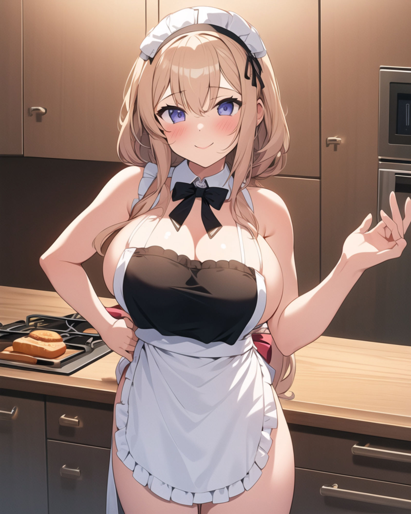 サンプル画像2:プレミアム  アイドル  裸エプロン  画像集267枚  モザイクなし(プレミアムとうもころし) [d_581652]