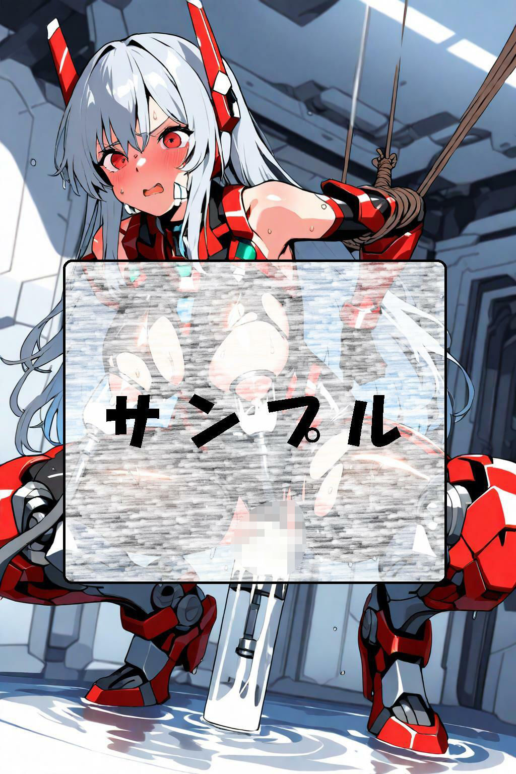 黒躰のメカ娘、屈辱の敗北調教 画像2