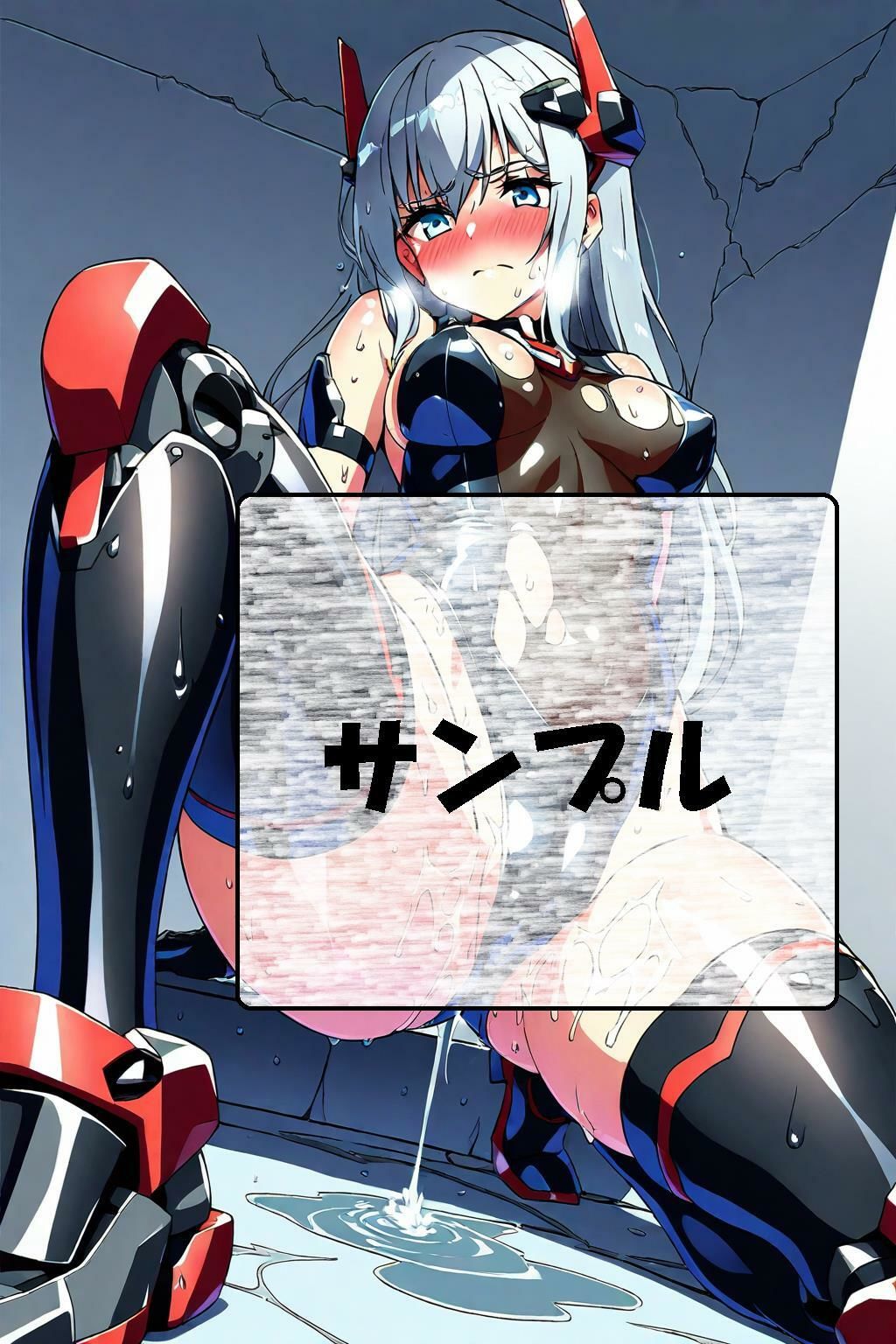 黒躰のメカ娘、屈辱の敗北調教 画像3