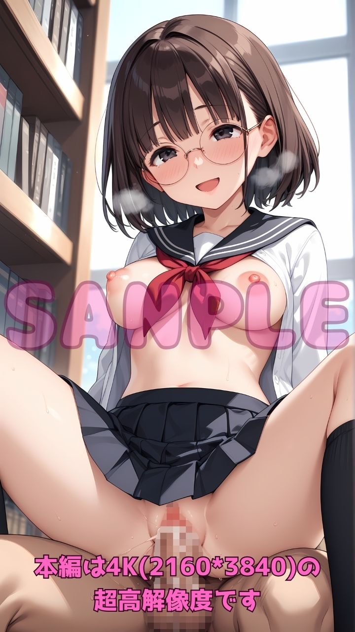 内気なメガネ図書委員の秘密のエッチな誘い 画像7