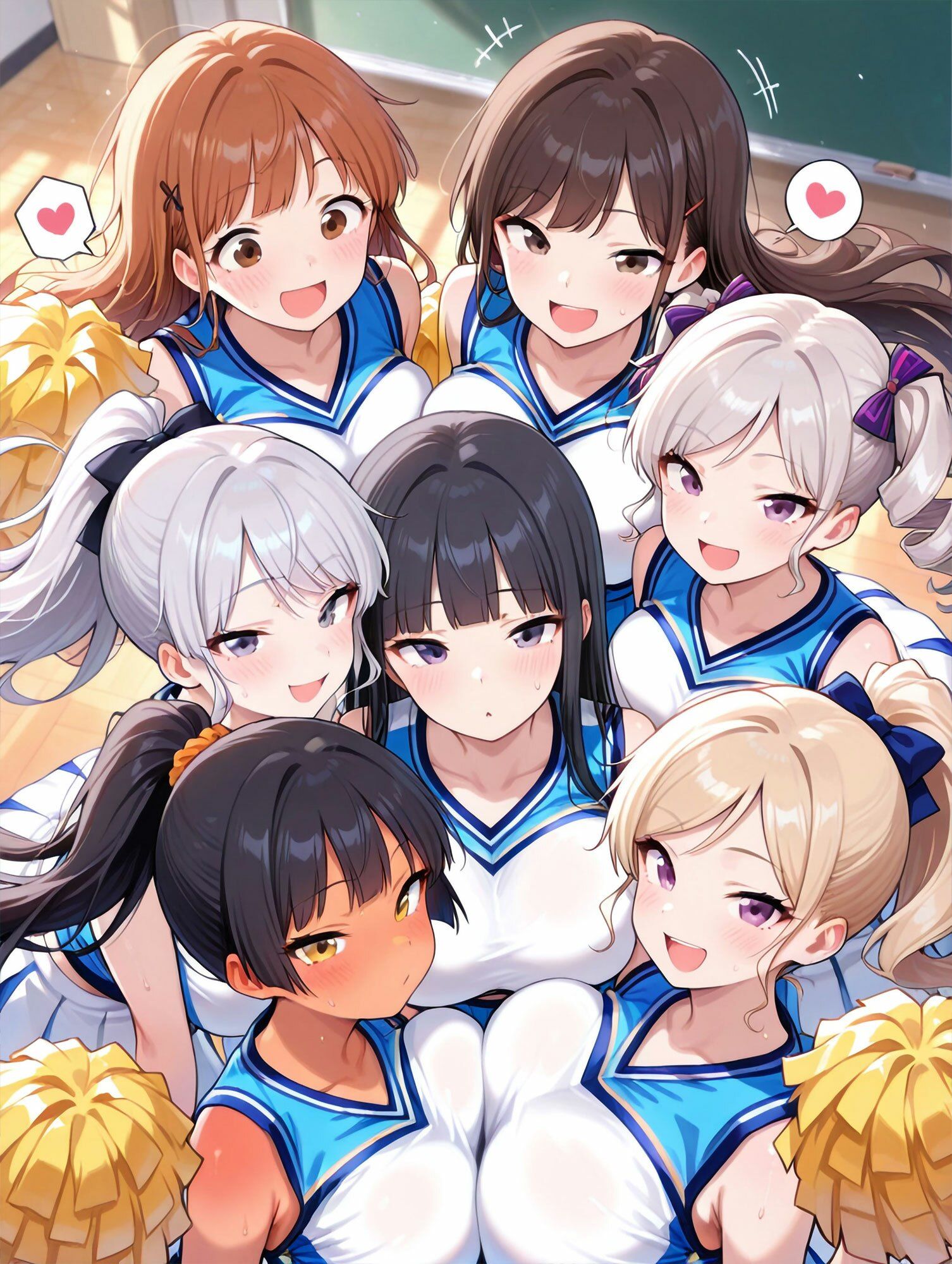 真巨乳ハーレム学園応援部のチア女子日常シーン特別編7