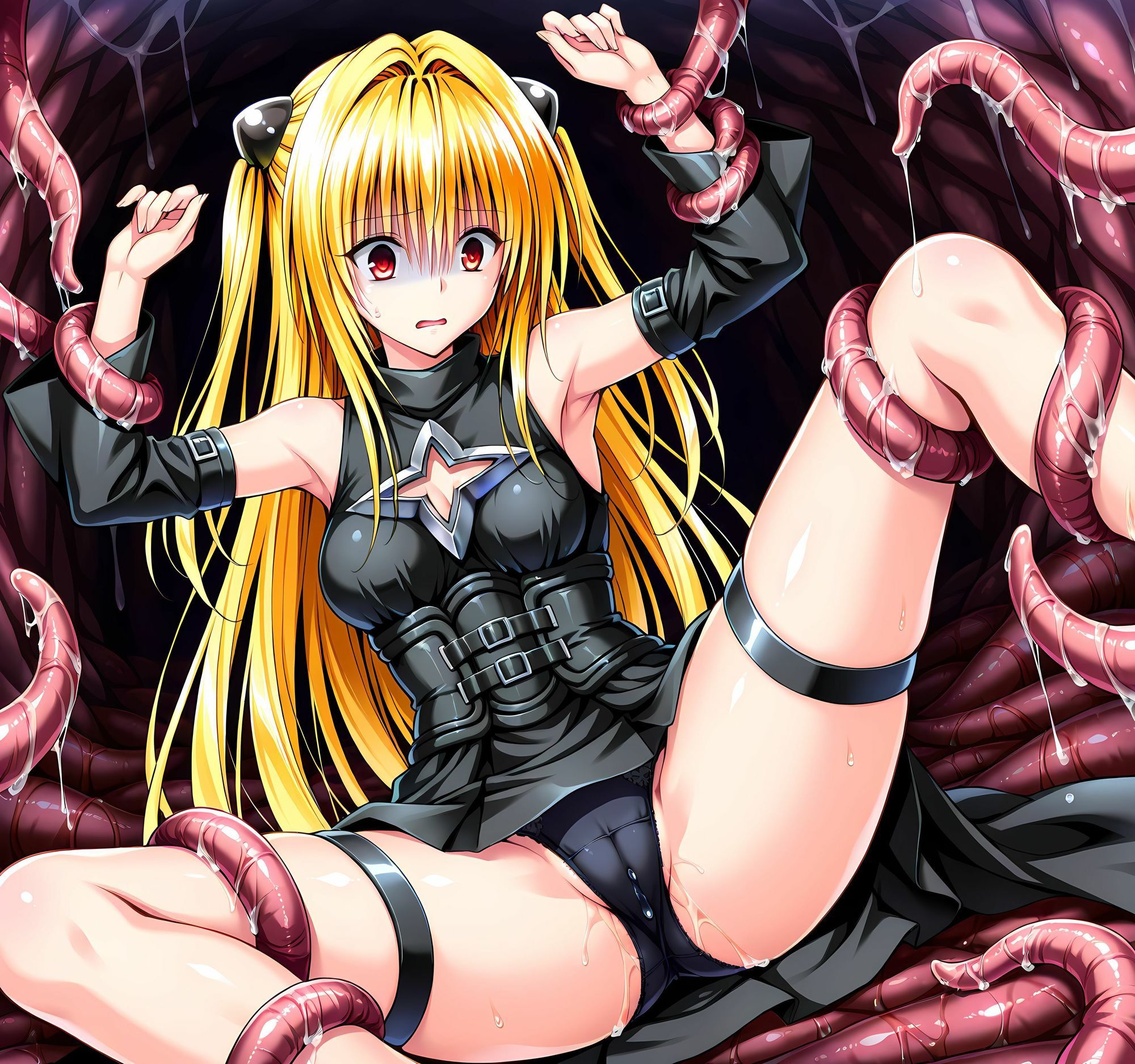 サンプル画像3:ヤミ洗脳丸呑み悪堕ち〜淫魔化搾精〜(ochiruevil) [d_581851]