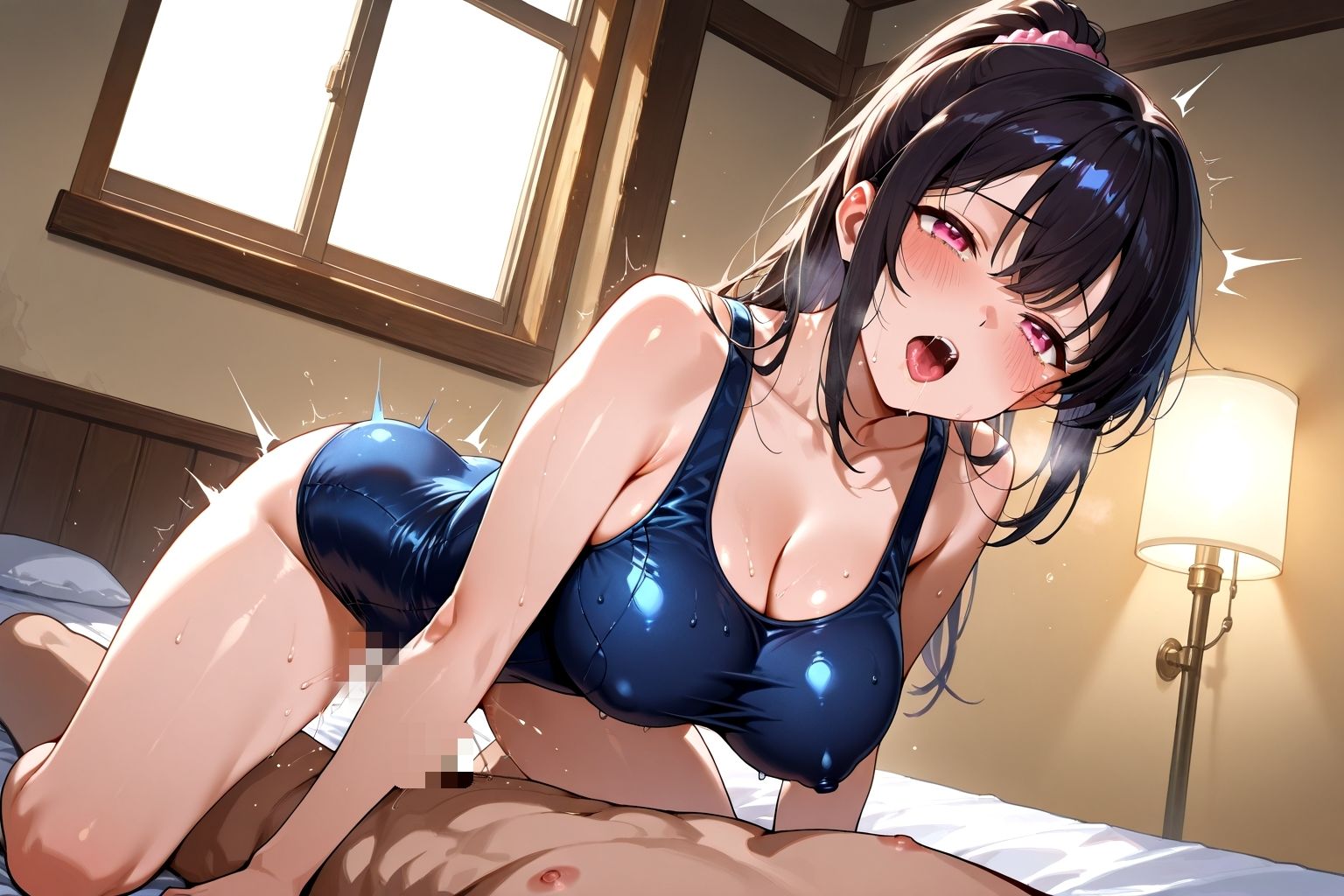 キマり過ぎ女子校生 スク水に仕込んだ媚薬で意識飛ぶ巨乳 画像7