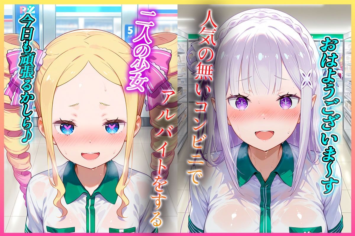 サンプル画像1:コンビニでバイトする少女の性事情(ぶっかけヒロインズ) [d_582013]