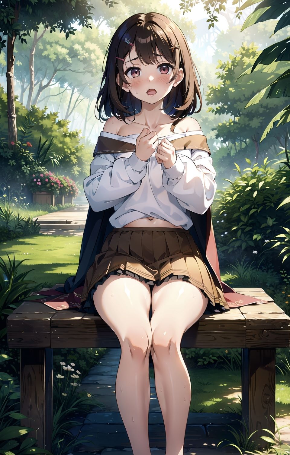 森の中でお兄ちゃんに襲われる直前の魔法使いの妹ちゃん! 画像2
