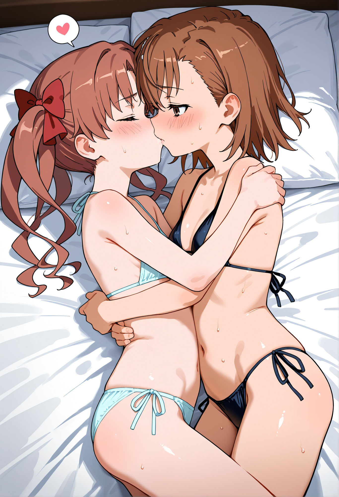 『御坂美琴&白井黒子(超電磁砲)』のエッチなシーン500枚!──夢のダブル責めシチュも収録! 画像7
