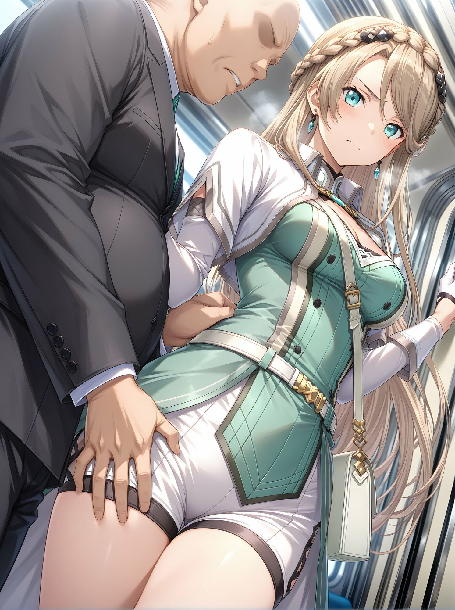 サンプル画像1:エレインが痴●おじさんにお持ち帰りされ寝取られる(雪月花) [d_582102]