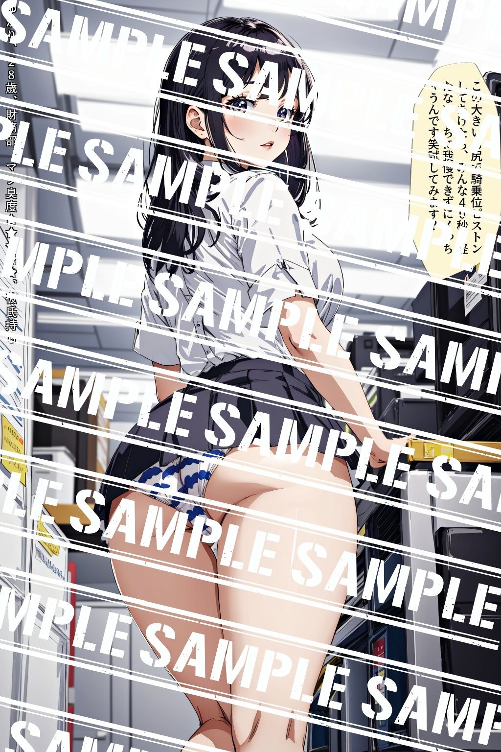 サンプル画像5:デカ尻OLのパンティ事情、知りたくない？ Vol.2(あらぶるま18＋（二次元）) [d_582161]