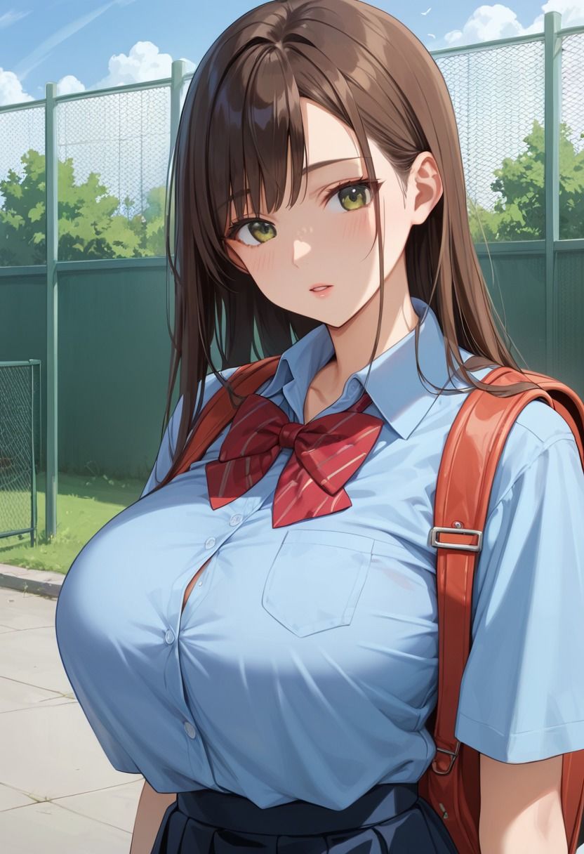 巨乳の清楚女子校生が俺専用オナホ 画像8