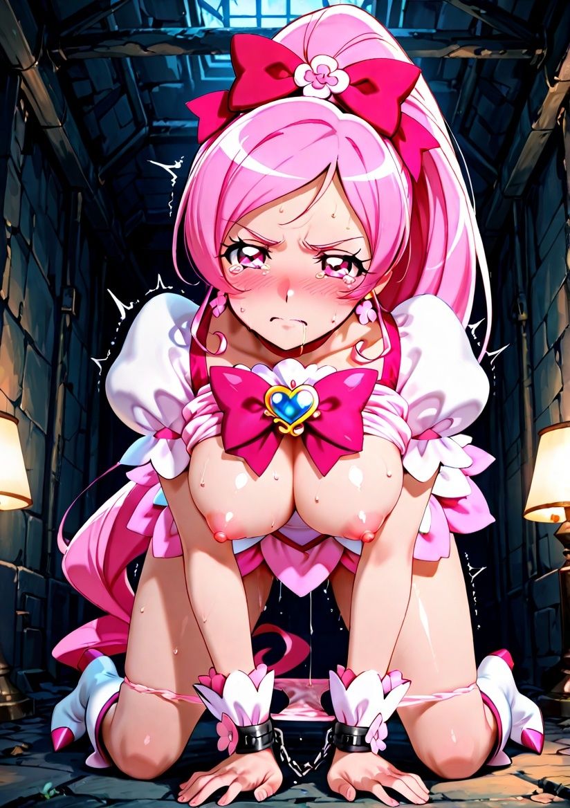 サンプル画像4:種付けおじさんに完全敗北 キュア〇ロッサム が孕ませレ●プ(快楽依存症クラブ) [d_582191]