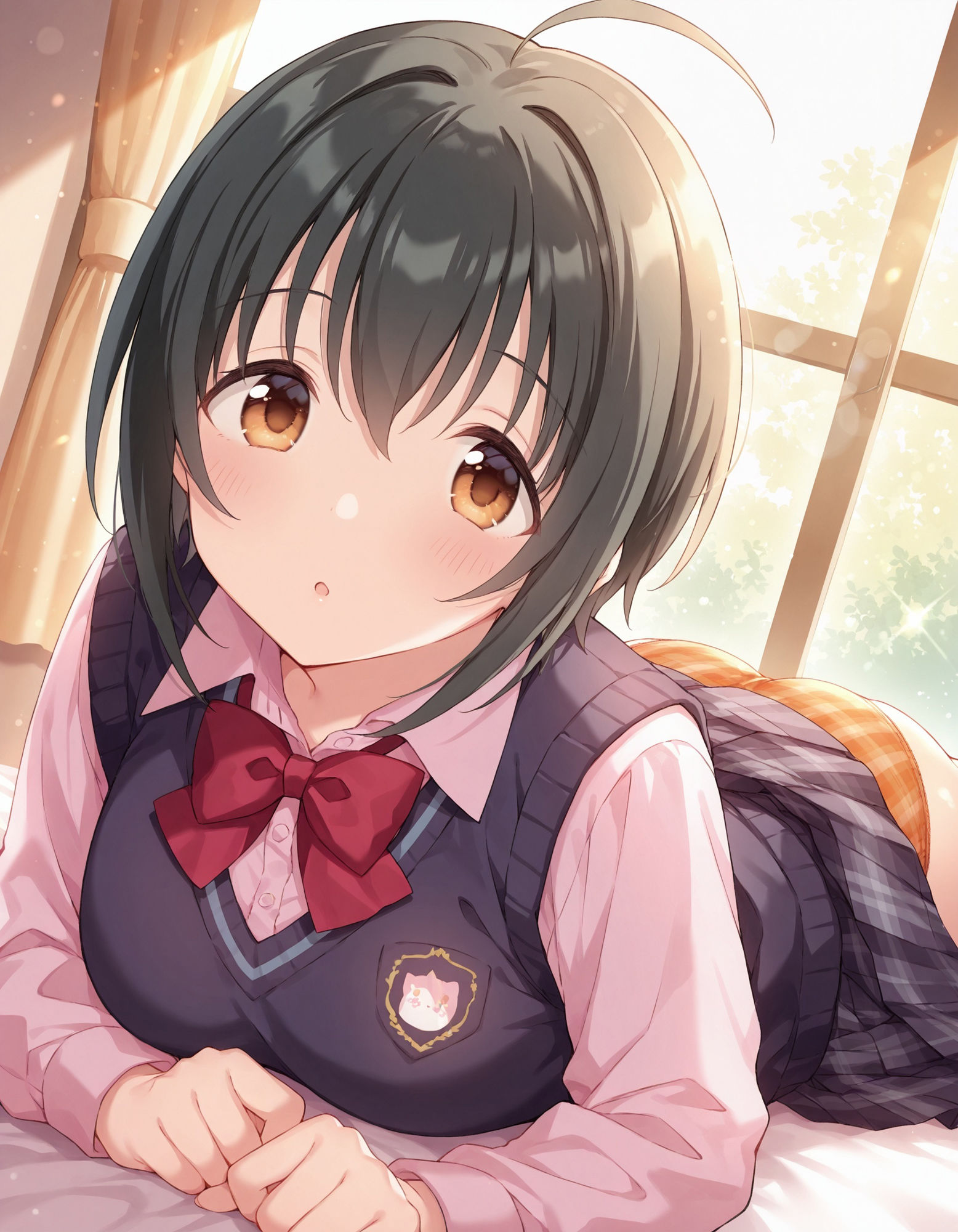 サンプル画像2:小〇向美穂のパンチラ〜制服編〜(D.P.H.) [d_582231]