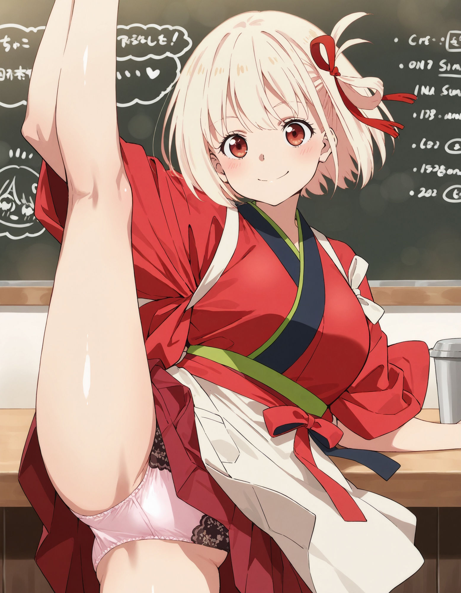 錦〇千束のパンチラ〜喫茶制服編〜6