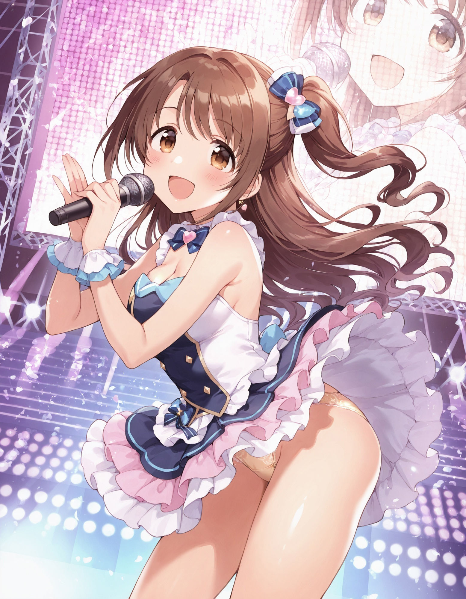 サンプル画像2:島〇卯月のパンチラ〜アイドル衣装編〜(D.P.H.) [d_582236]