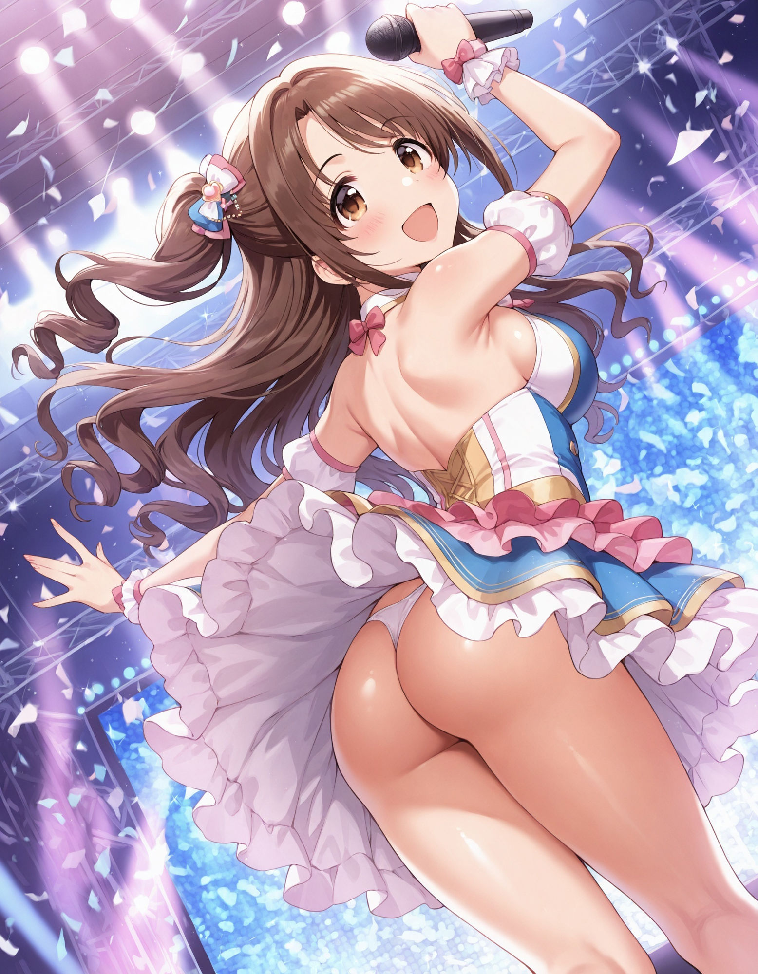 サンプル画像3:島〇卯月のパンチラ〜アイドル衣装編〜(D.P.H.) [d_582236]