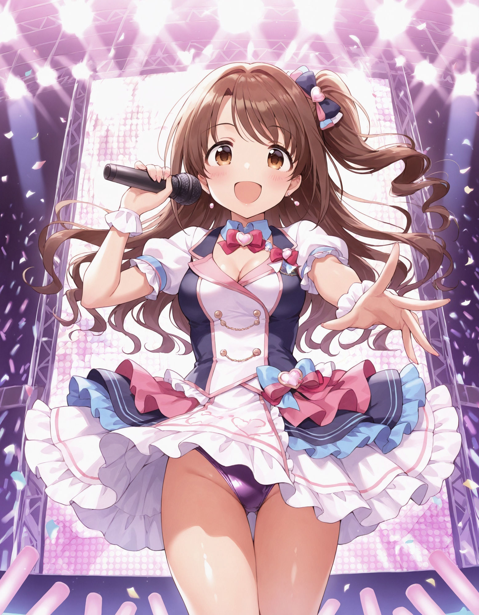 サンプル画像5:島〇卯月のパンチラ〜アイドル衣装編〜(D.P.H.) [d_582236]