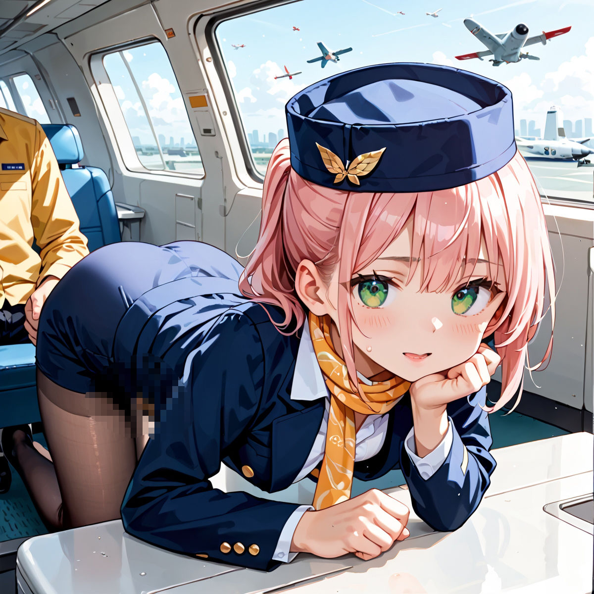 魅惑の機内サービス!HなCAさんとイくまでロングフライト!?vol.1 画像7