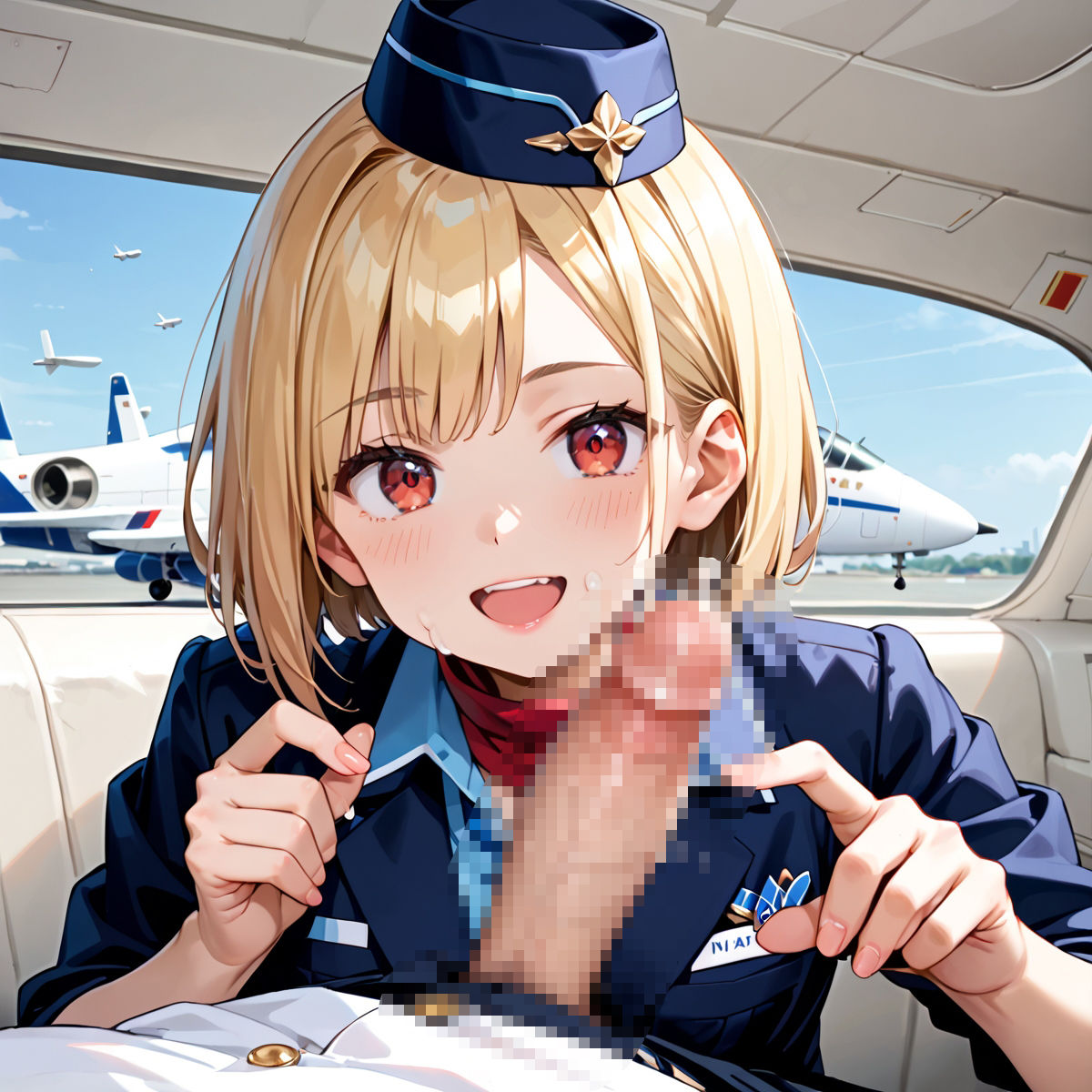 魅惑の機内サービス!HなCAさんとイくまでロングフライト!?vol.2 画像7