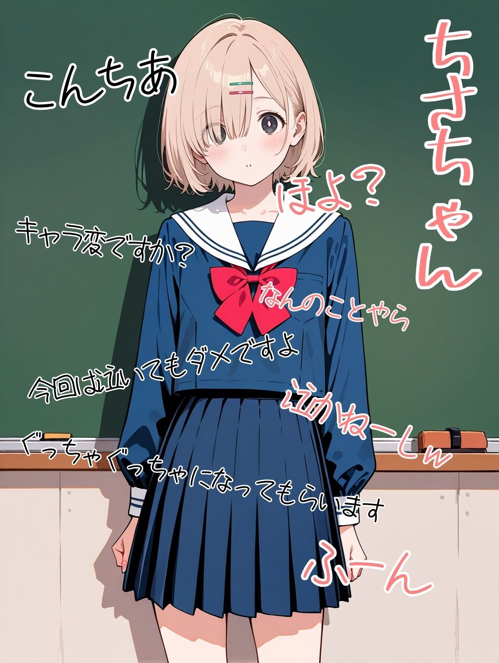 2年xx組教室であれやこれややられっちゃう制服女子たち 画像7