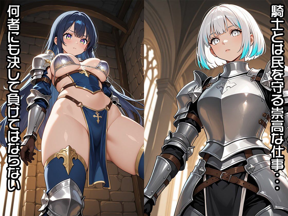 サンプル画像1:ゴブリンやオークに騎士様は勝てない（CG100枚）(ふぇちずむ) [d_582494]