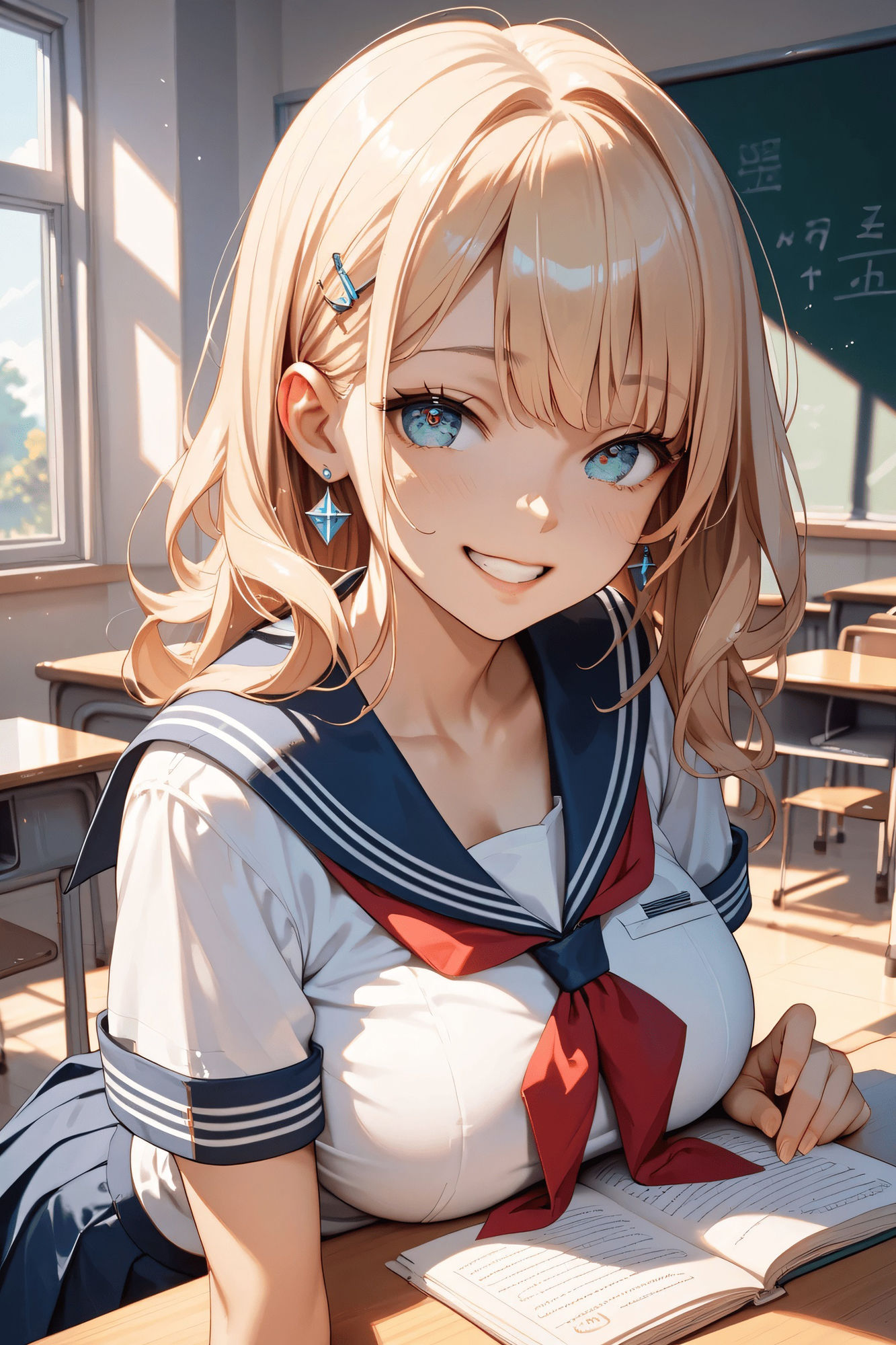 えちえち学園、中出しセックス 画像1
